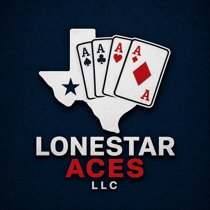 LoneStar Aces LLC navy blue logo